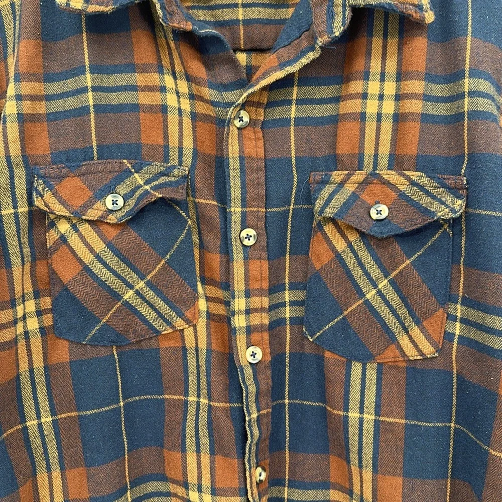 Plaid Button Down Long Sleeve Shirt - Picture 2 of 8